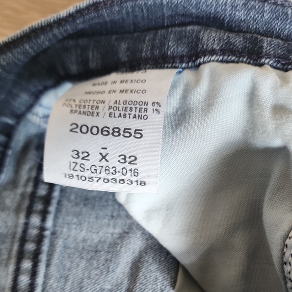 Lee Men's Classic Straight Blue Jeans - Picture 3 of 8